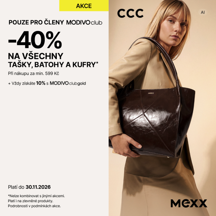 Nová sezóna, nový styl a 40 % sleva na všechny, tašky, batohy a kufry s MODIVOclub!